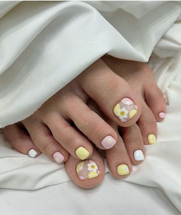mẫu nail chân