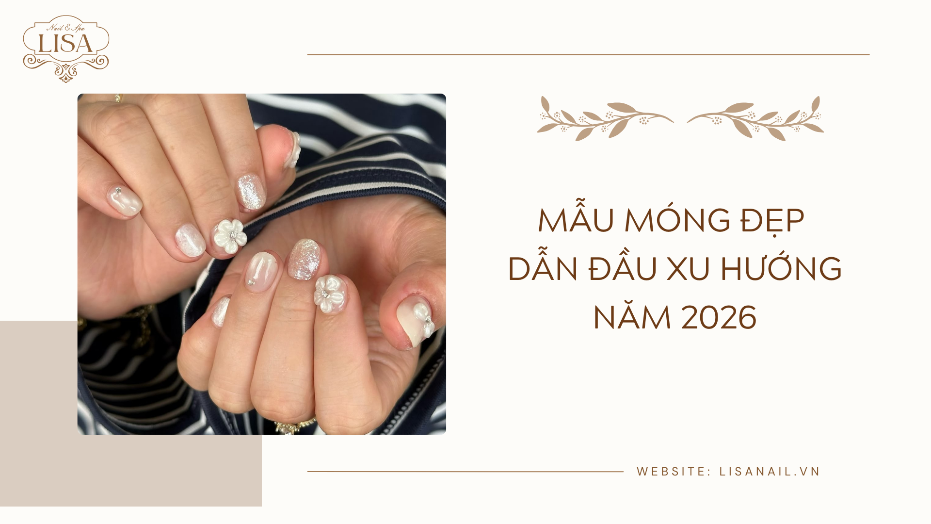 Mẫu móng đẹp dẫn đầu xu hướng năm 2026
