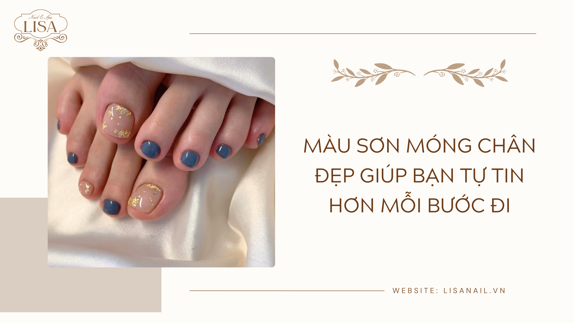 Màu sơn móng chân đẹp giúp bạn tự tin hơn mỗi bước đi