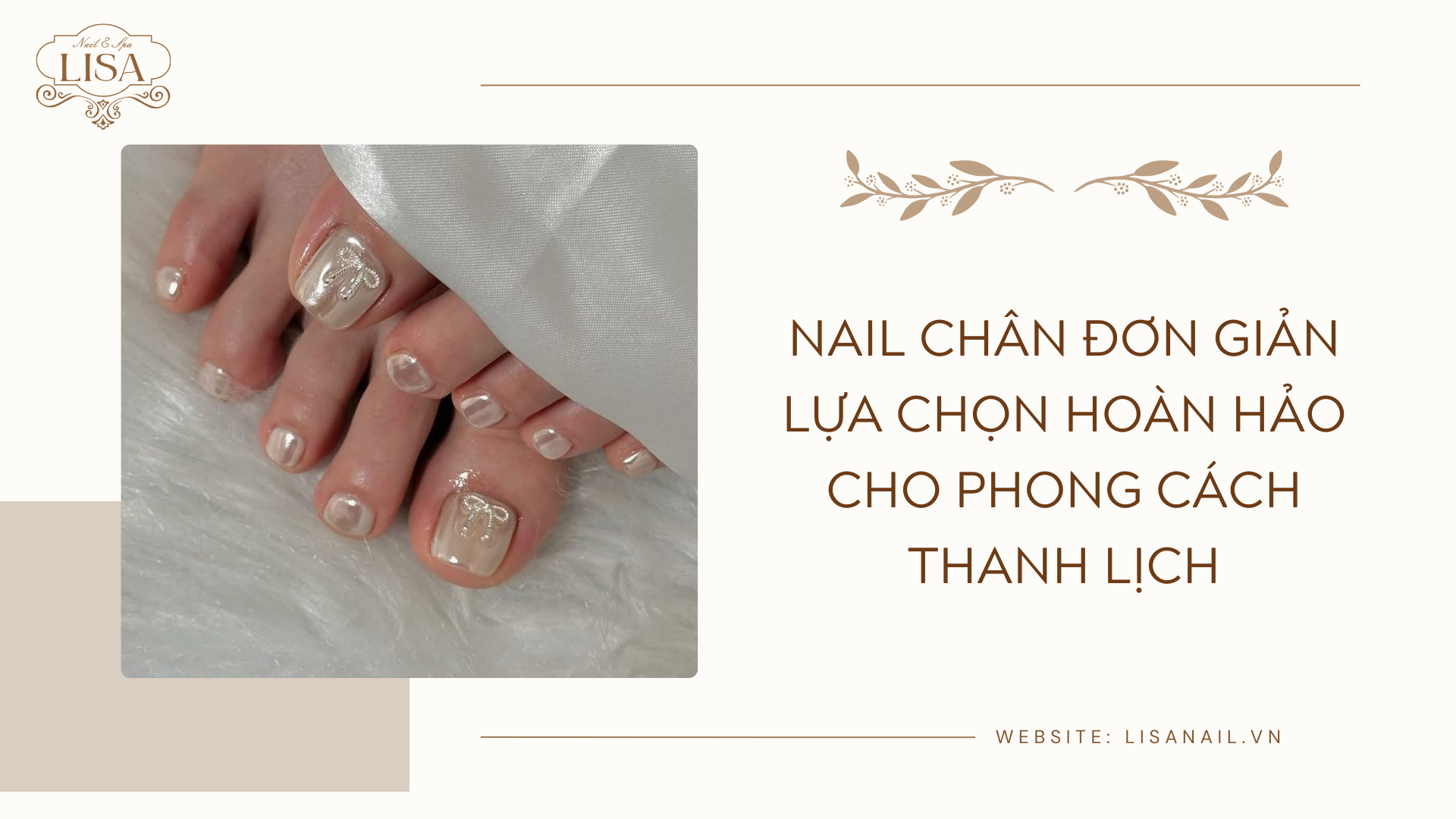 nail chân đơn giản
