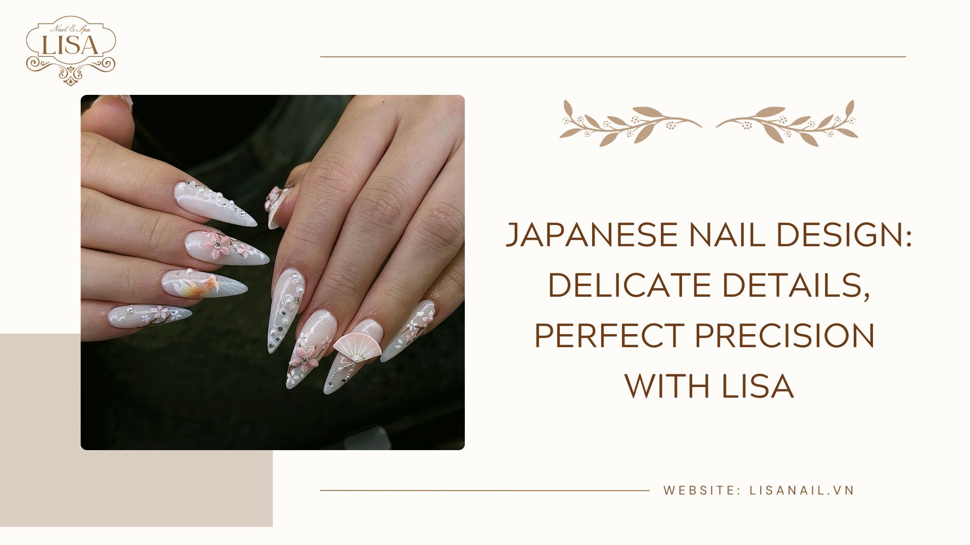 Japanese Nail Design: Delicate Details, Perfect Precision with Lisa