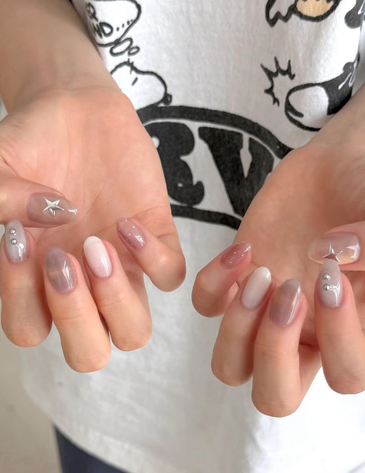 Korean nail style