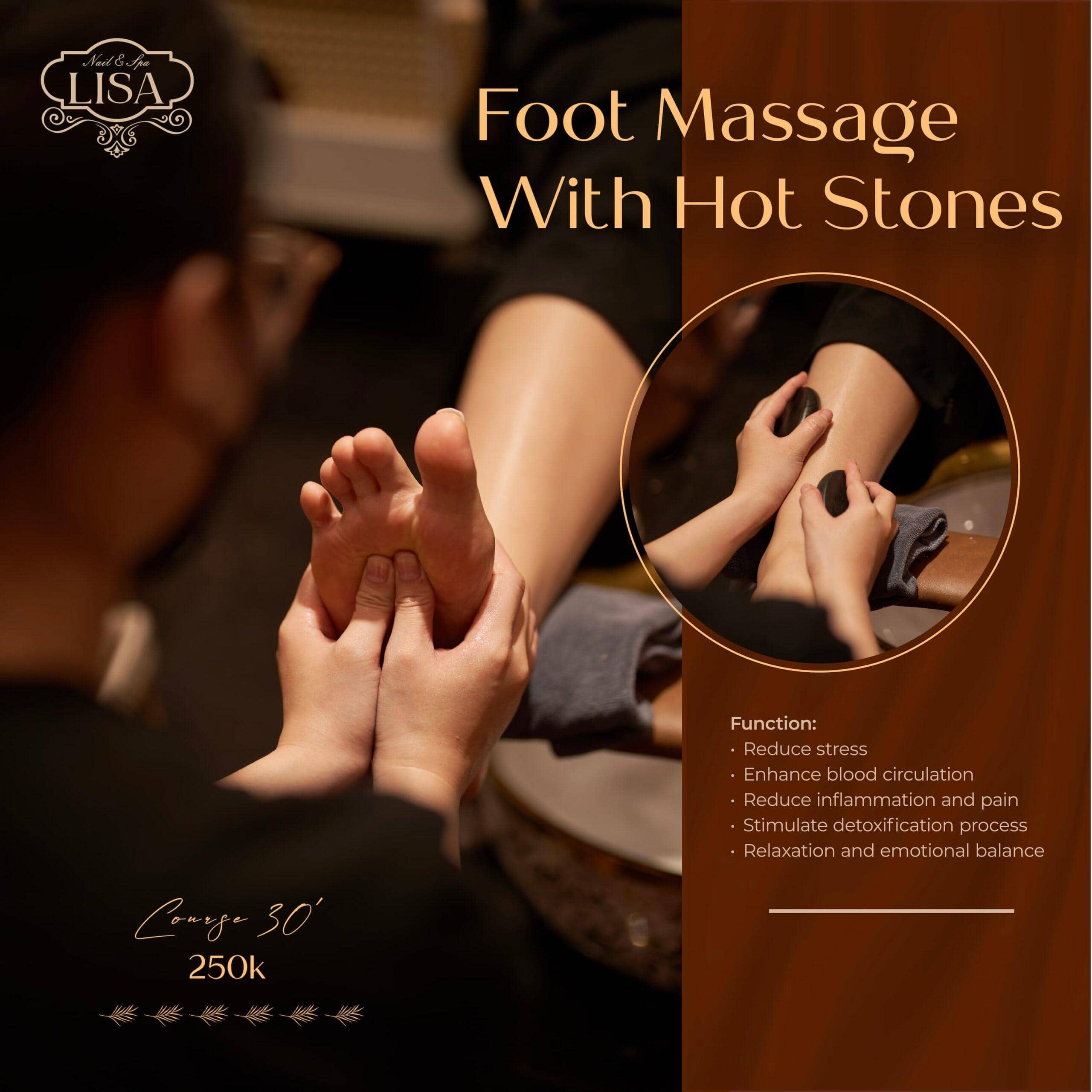 relaxing foot massage in Saigon