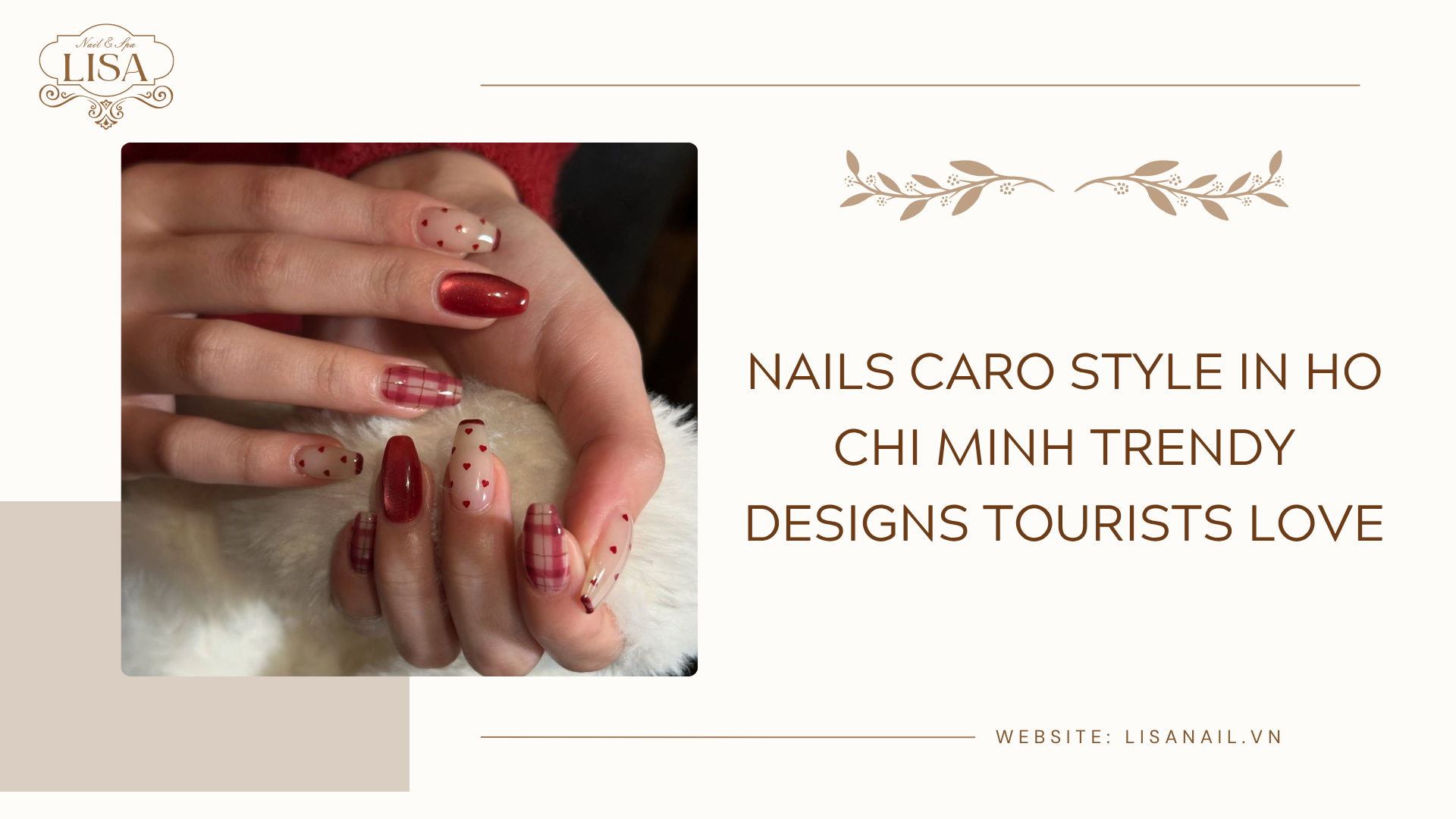 Nails caro style in Ho Chi Minh trendy designs tourists love