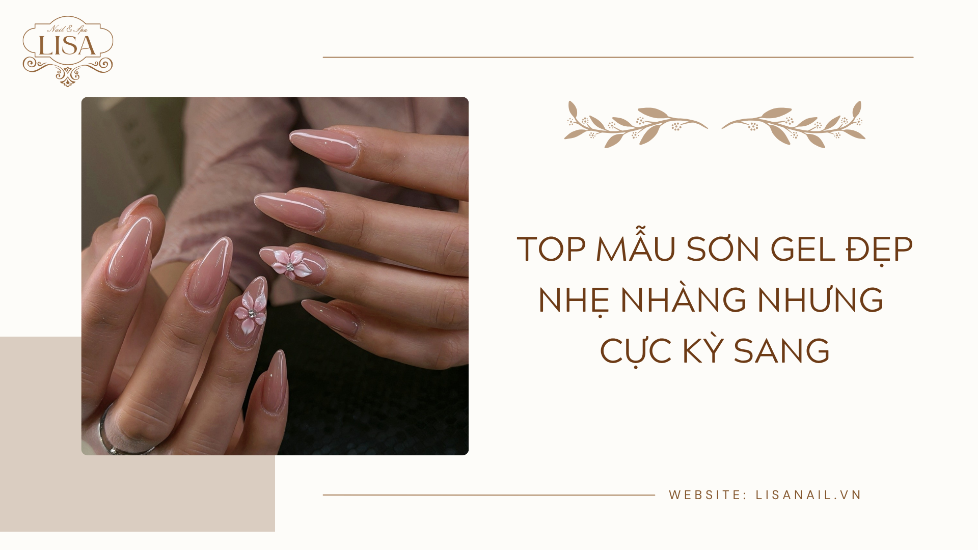 Top mẫu sơn gel đẹp nhẹ nhàng nhưng cực kỳ sang