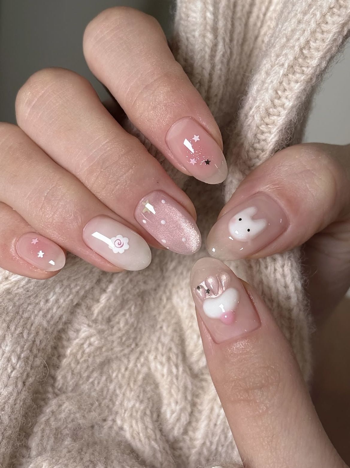 manicure and foot massage