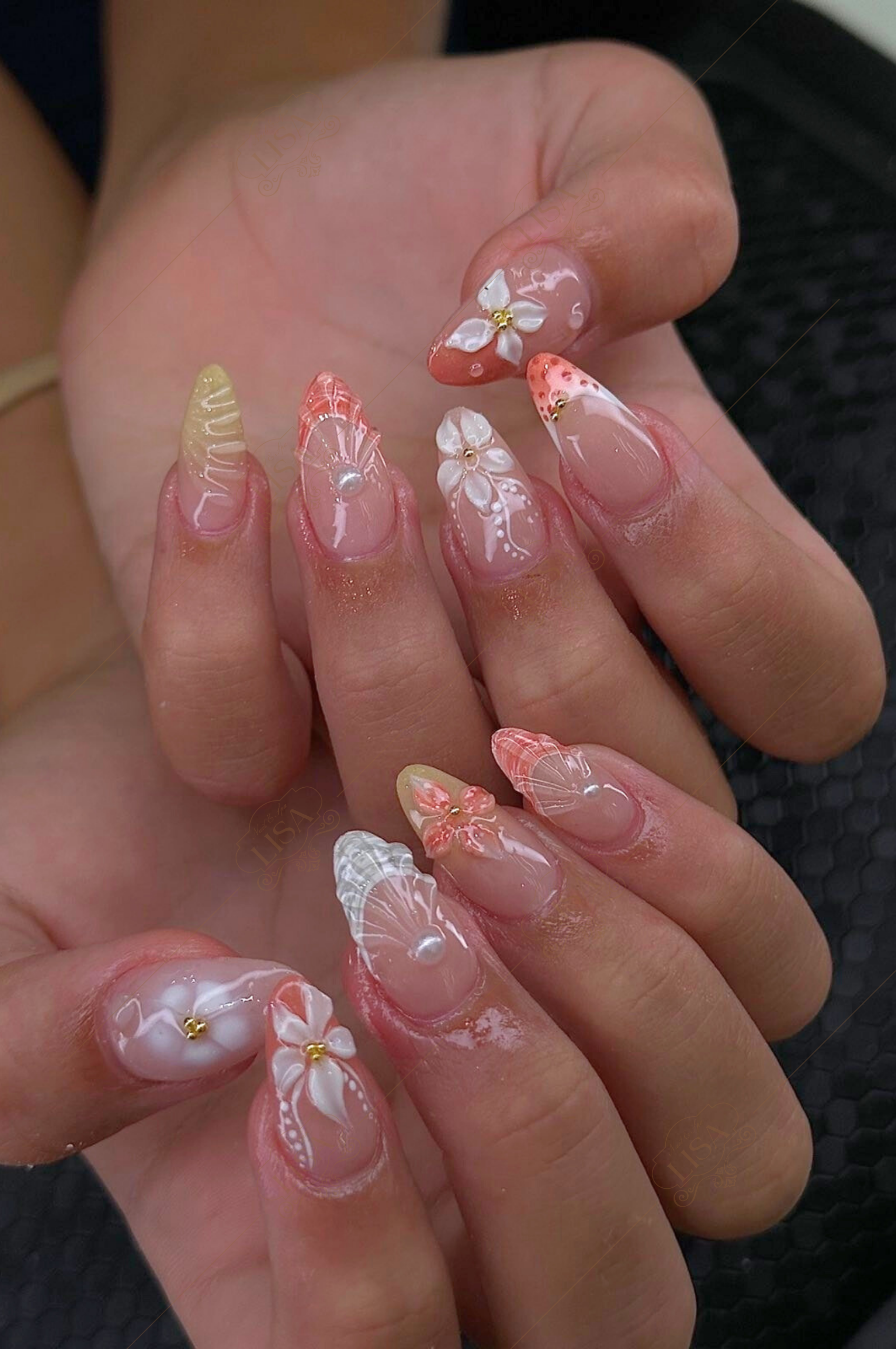 mẫu nail tay