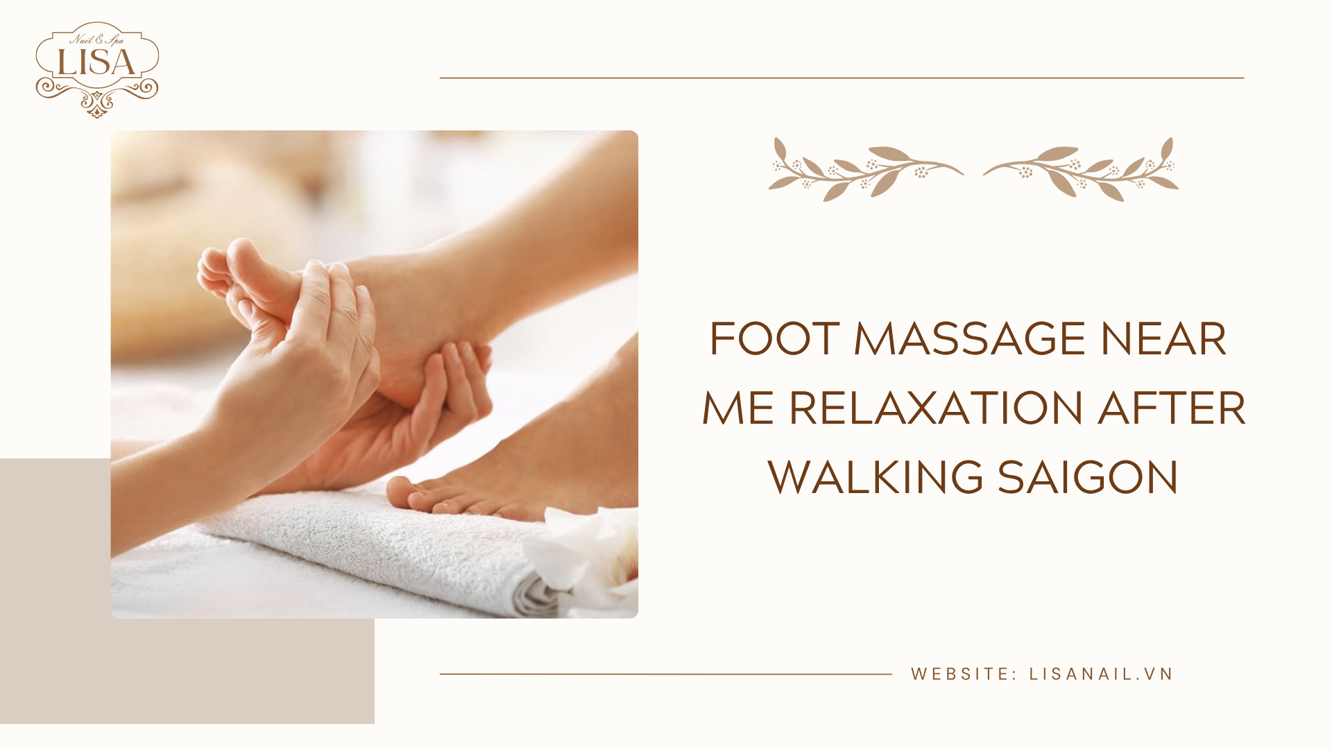 Foot massage near me relaxation after walking Saigon