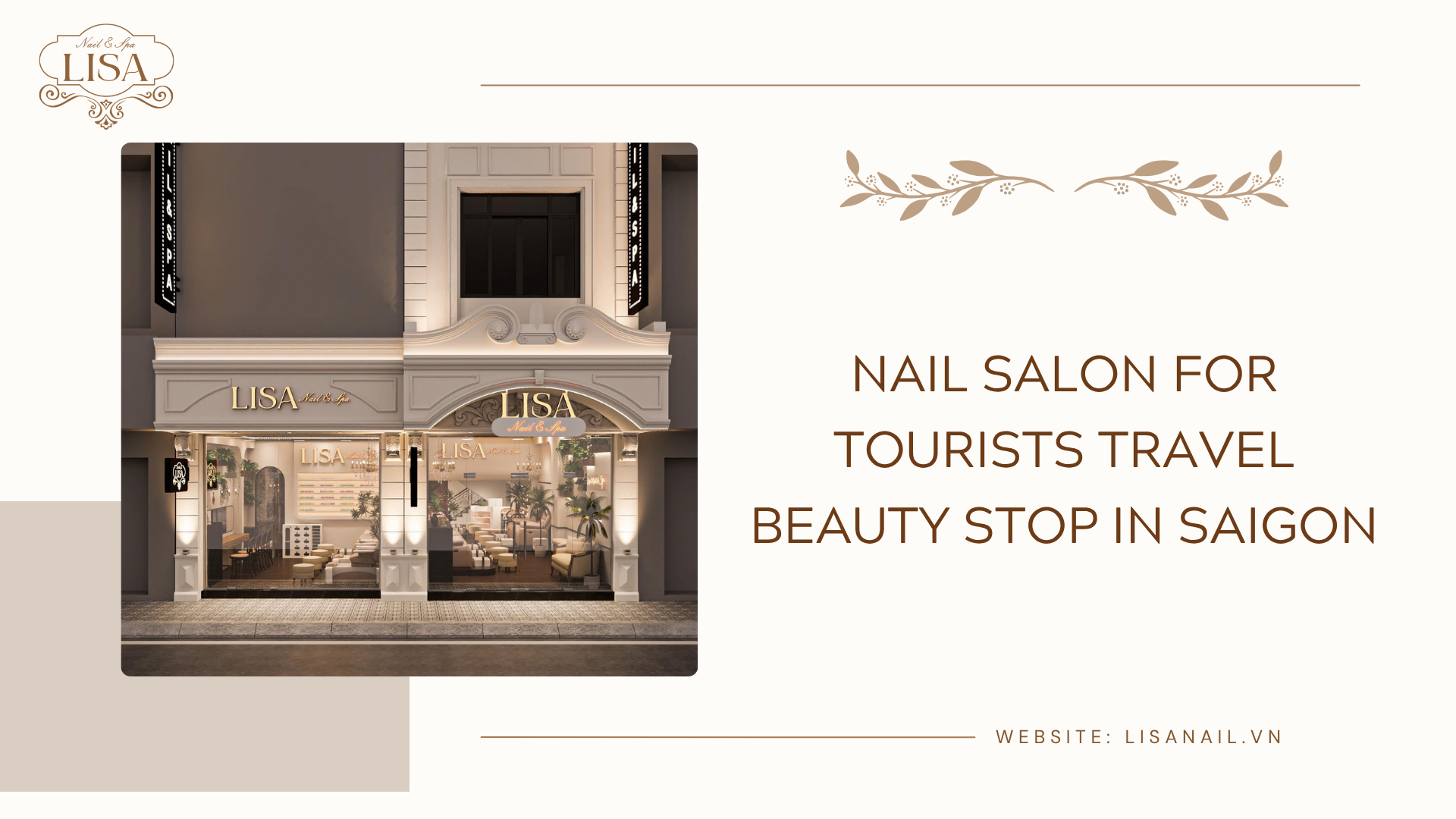 Nail salon for tourists travel beauty stop in Saigon