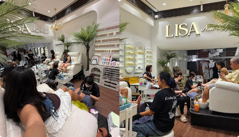 nail salon for tourists