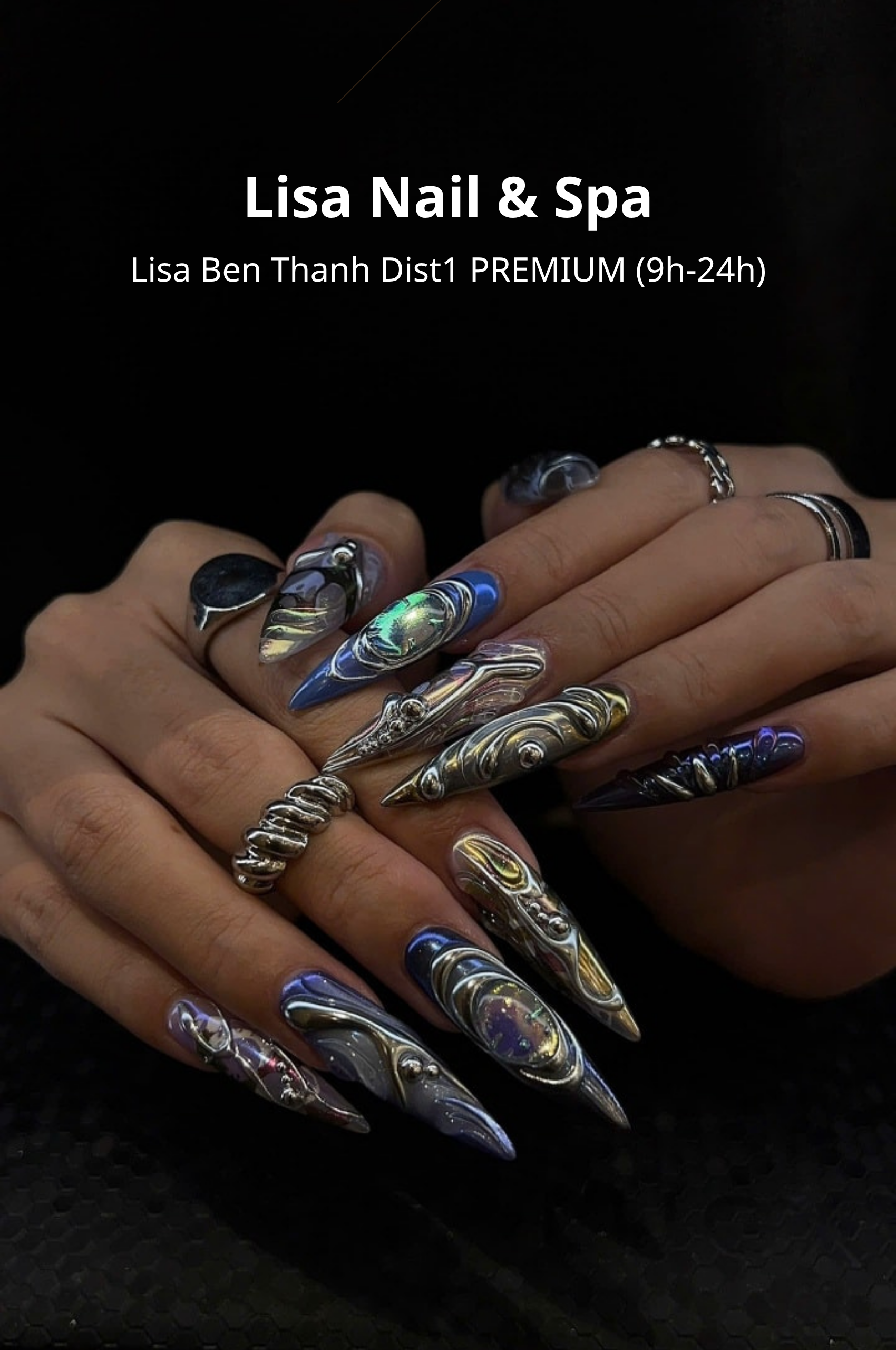 nail salon near me within 400m price list