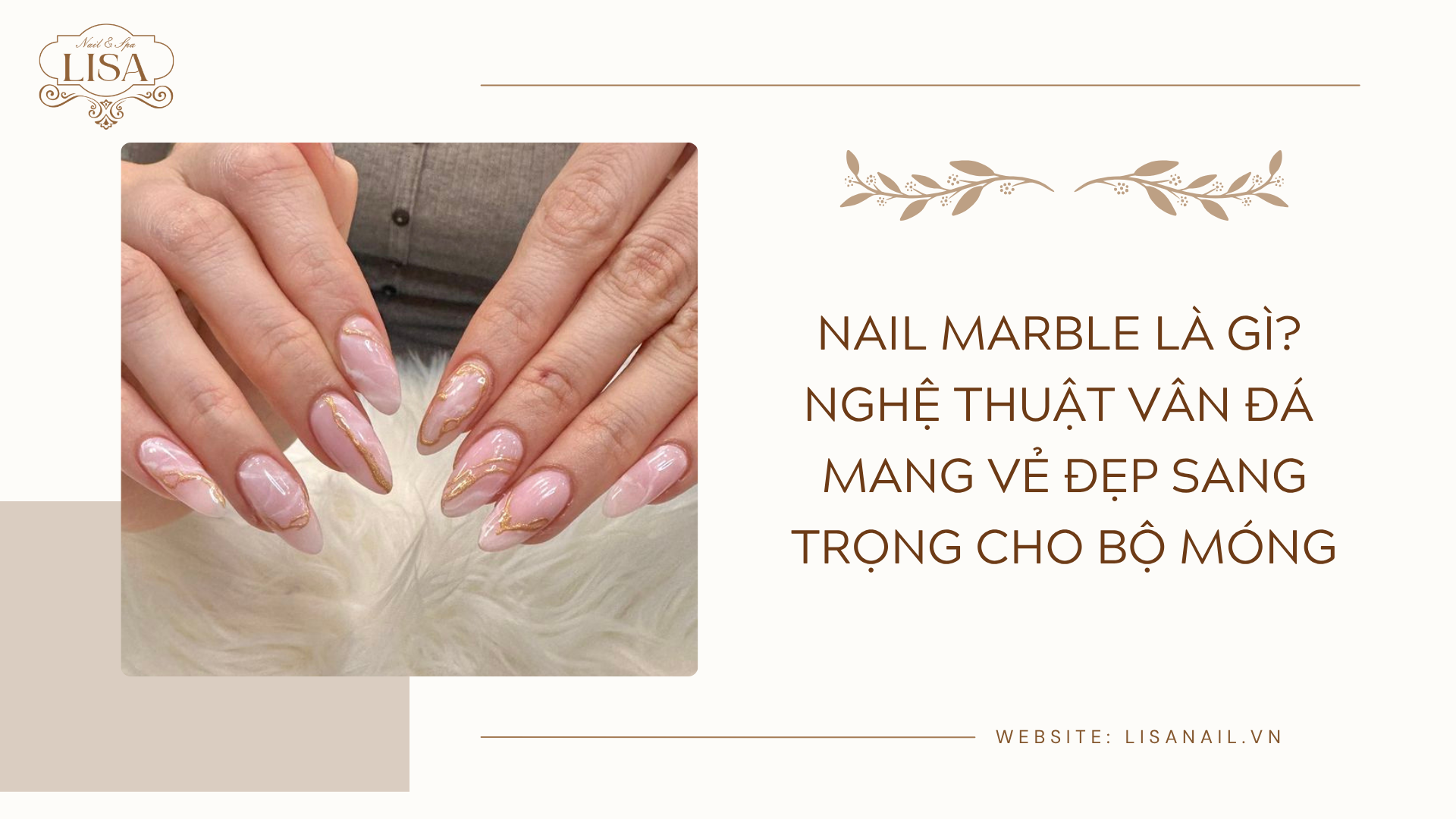 Nail Marble là gì? Nghệ thuật vân đá mang vẻ đẹp sang trọng cho bộ móng