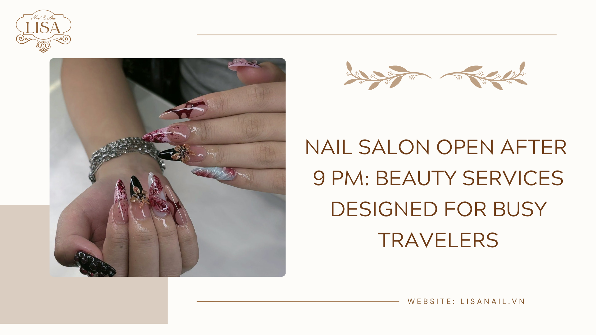 nail salon open after 9pm