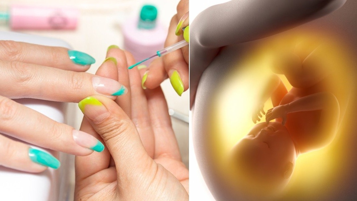 bầu có làm nail được không