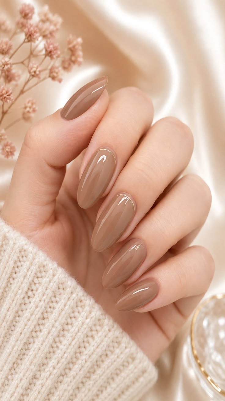 mẫu nail màu nude